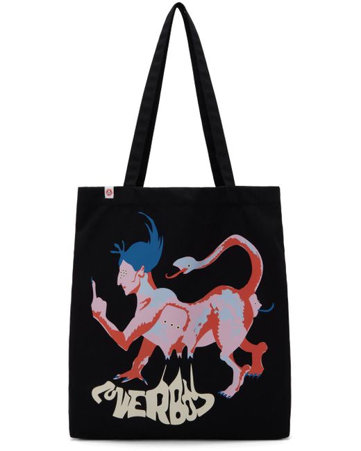 Charles Jeffrey Black Snake Witch Tote for men