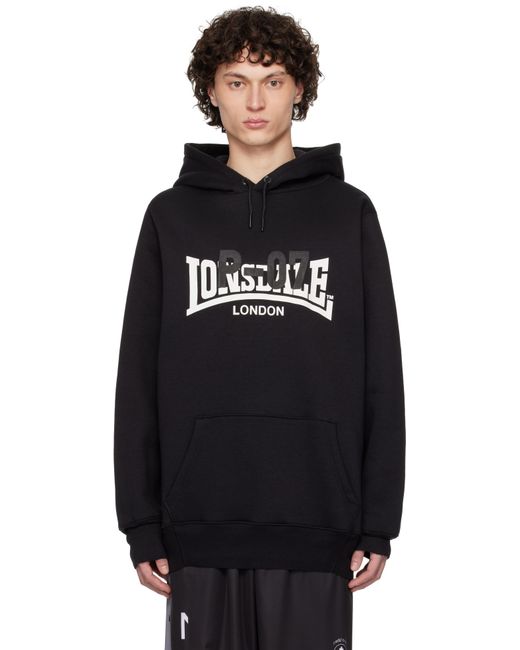 PROTOTYPES Black Backless Hoodie for men