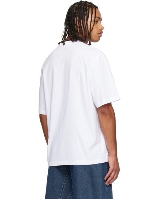 Jacquemus White 'Le T-Shirt J Mc' T-Shirt for men