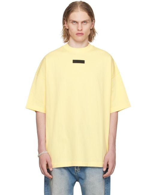 メンズ Fear Of God イエロー クルーネックTシャツ Multicolor