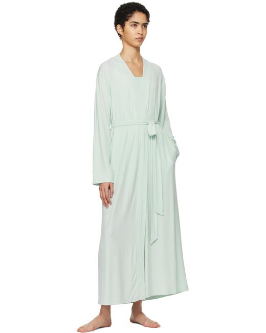 Peignoir Long Bleu Skims en coloris Black