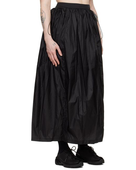 Amomento Black Laye Maxi Skirt