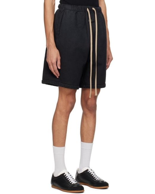 Fear Of God Black Relaxed Shorts for men