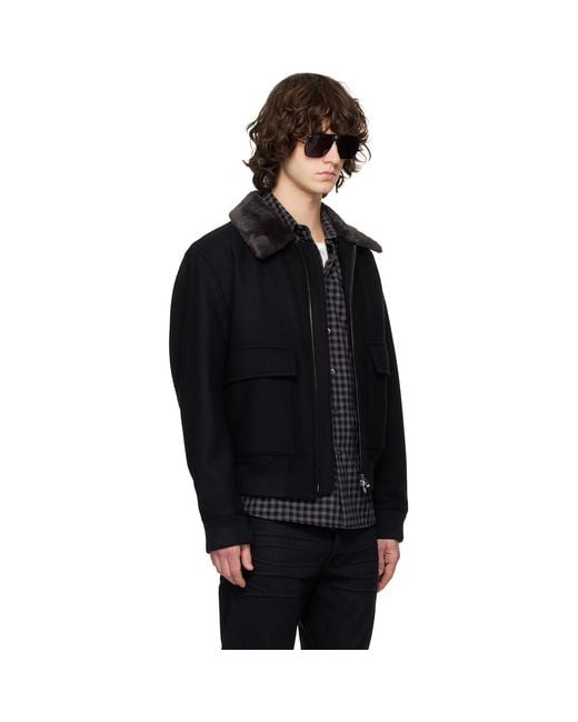 Boss Black Wool-Cashmere Jacket for men