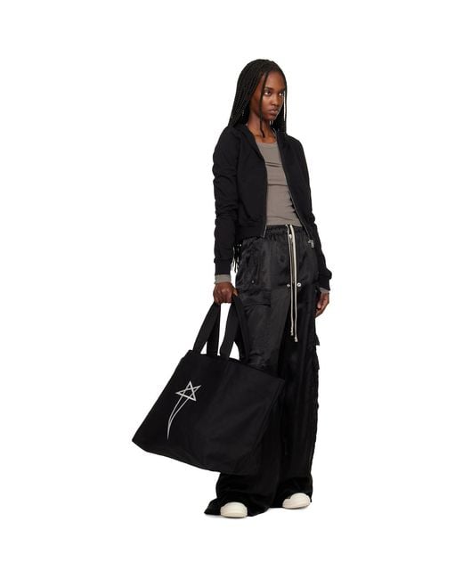 Rick Owens Black Temple Low Sneakers