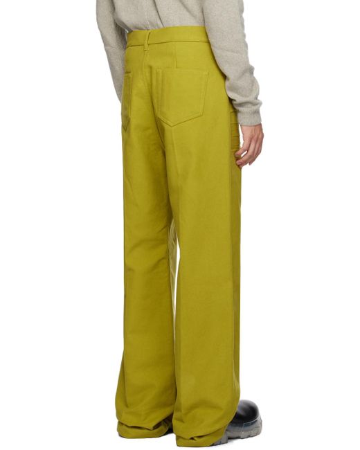 Rick Owens Yellow Geth Jeans for men