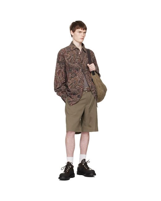 Our Legacy Brown Vast Shirt for men