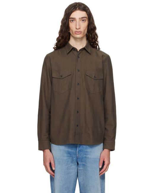 HUGO Black Flap Pocket Shirt for men