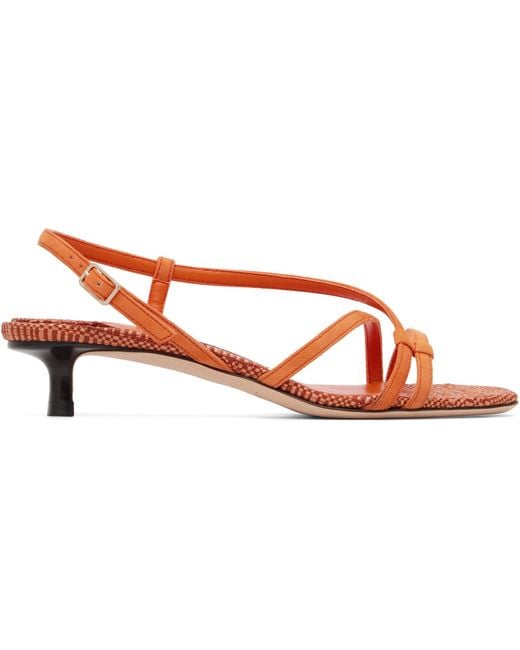Jimmy Choo Pink Farris 35 Heeled Sandals