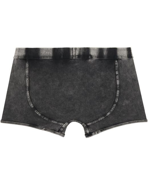 DIESEL Gray Denim-Effect Boxer Briefs for men