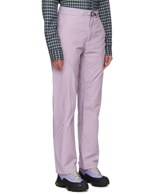 Post Archive Faction PAF Purple Post Archive Faction (paf) Zip Trousers