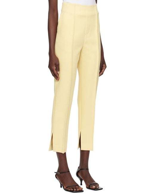Pantalon hazel jaune RECTO. en coloris Natural