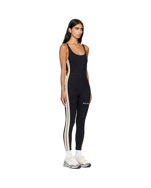 Palm Angels Blue Logo Active Track Jumpsuit