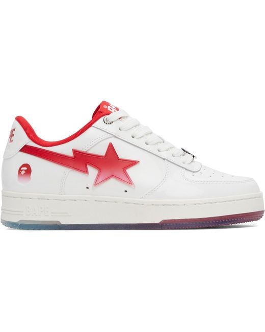A Bathing Ape White Sta #4 Sneakers