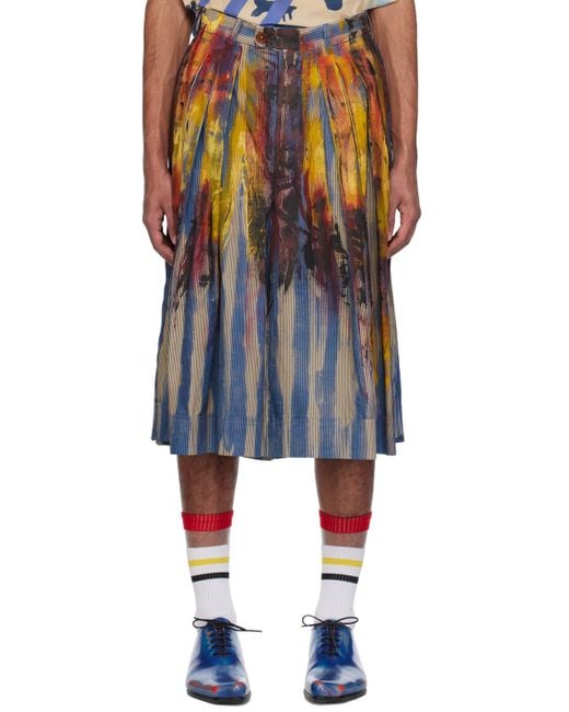 Vivienne Westwood Multicolor Color Culotte Shorts for men