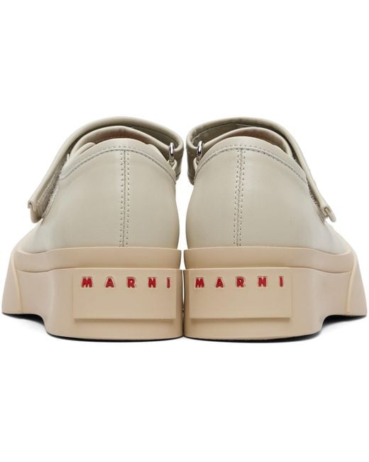 Marni Black Nappa Leather Mary Jane Ballerina Flats
