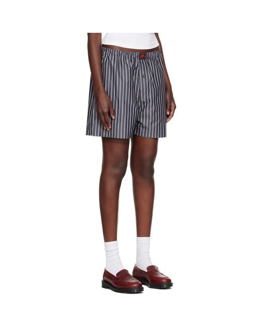 Willy Chavarria Blue Willy Woven Boxer Shorts