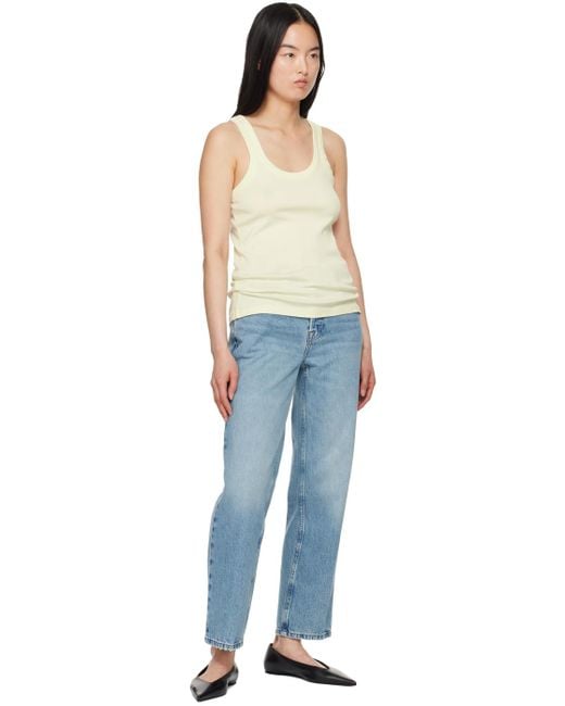 FRAME Blue 'the Slouchy Straight' Jeans