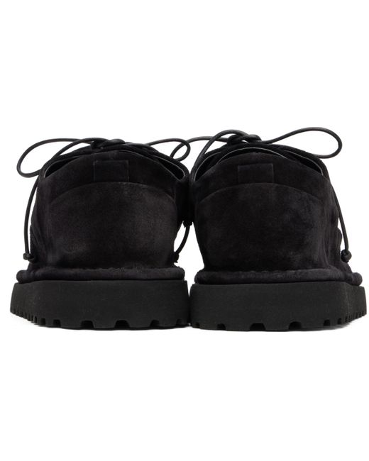 MARSELL Gomme Black Suede Derbys for men
