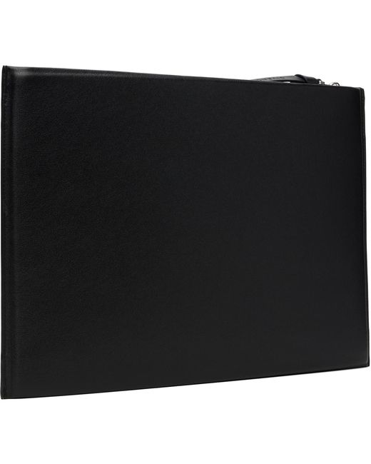 Givenchy Black Antigona Stamped Large Leather Pouch for men