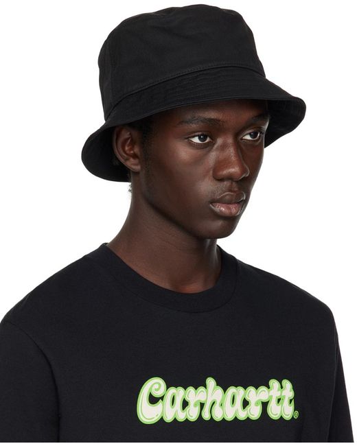 Carhartt Black Newhaven Bucket Hat for men