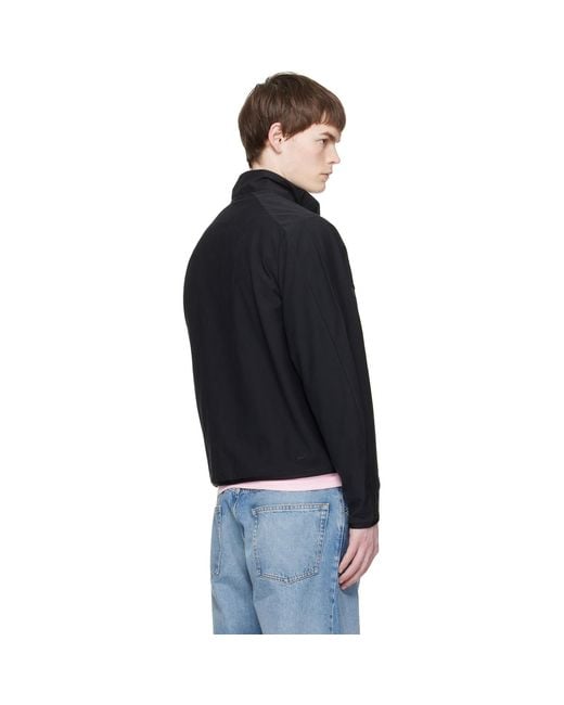 Nike Black Dri-Fit Shori-Knit Track Jacket for men