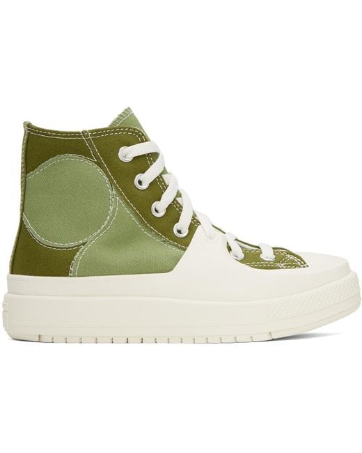 Converse Green Khaki Chuck Taylor All Star Construct Sneakers