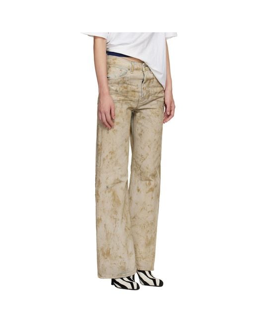 Acne Natural 2021F Regular Fit Jeans