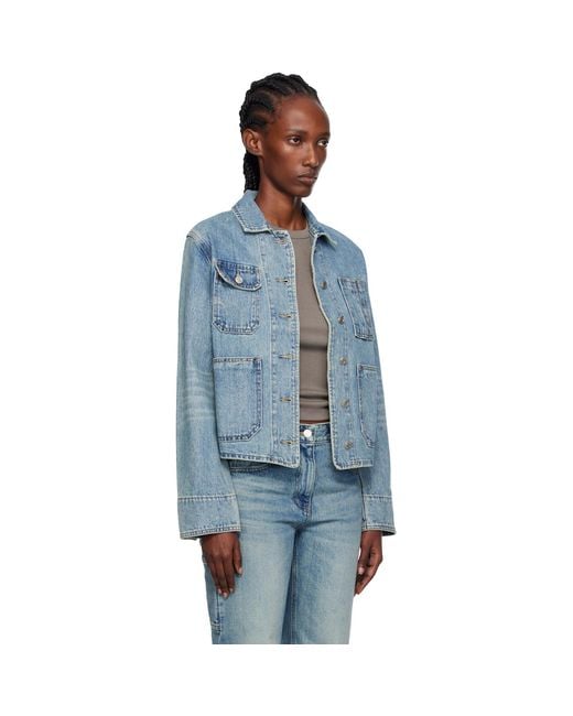 OPEN YY Blue Denim Trucker Jacket