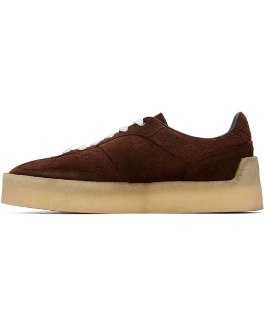 HUGO Brown Suede Sneakers for men