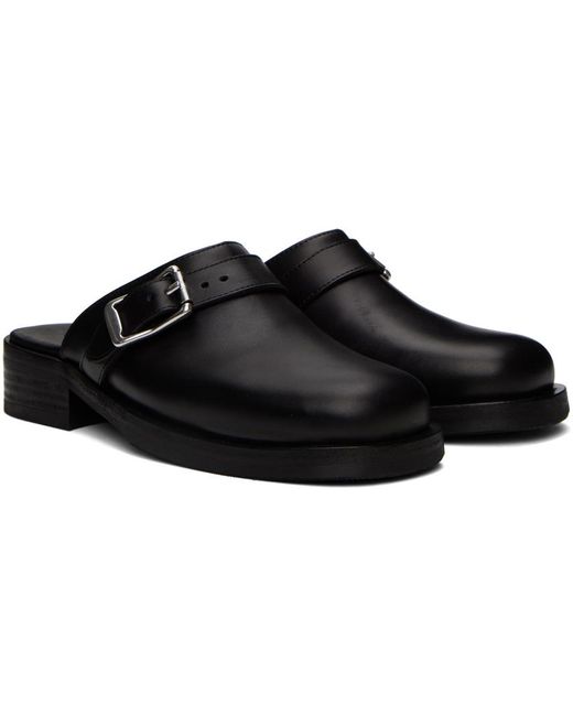 Our Legacy Black Camion Mules for men