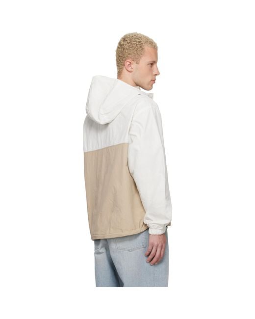 Aape By A Bathing Ape Natural Off- & 'Aape' Main Reversible Jacket for men