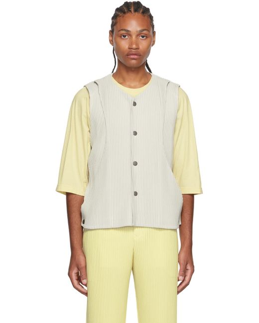 homme plissé issey miyake vest
