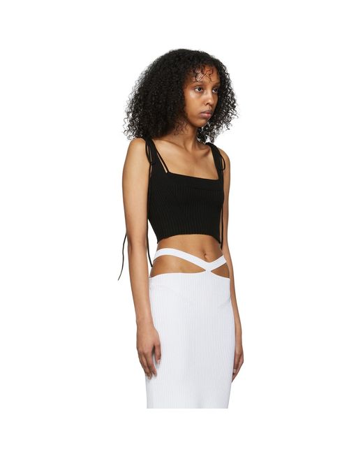 Anna October Black Arta Tank Top