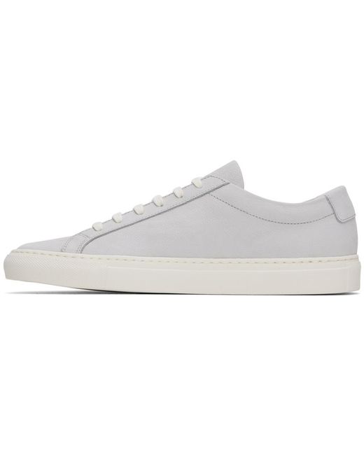 Common Projects Black Contrast Achilles Sneakers for men