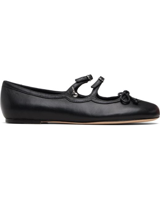 Marc Jacobs Black 'The Kiki' Ballerina Flats