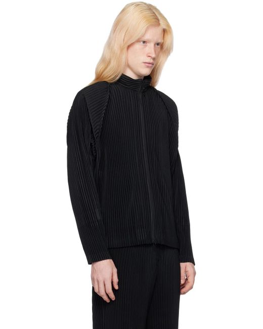 Homme Plissé Issey Miyake Homme Plissé Issey Miyake Black Monthly Colors October Jacket for men