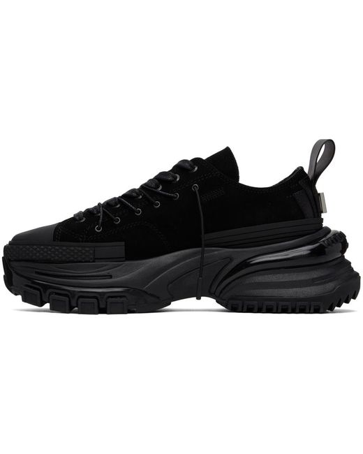 Wooyoungmi Black Double Lace Sneakers for men