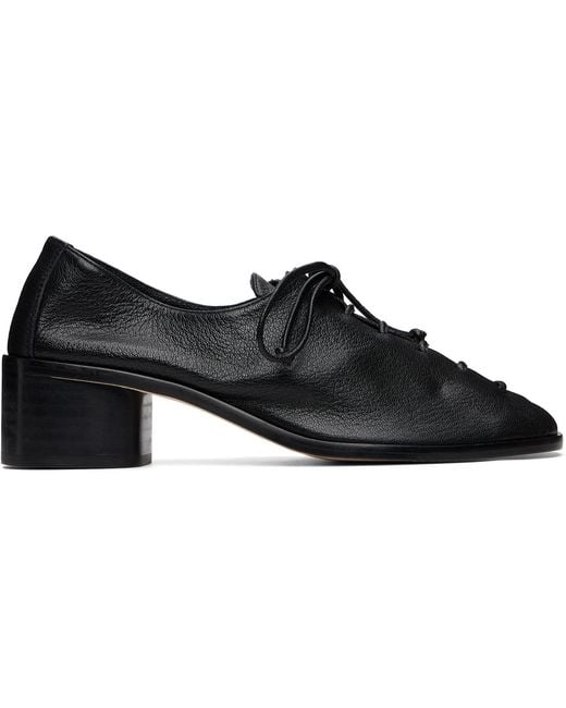 Hereu Black Plegada Heeled Heels