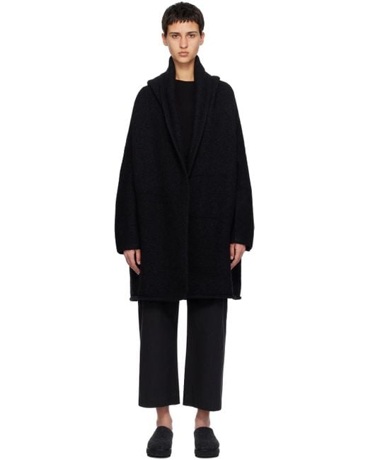 Lauren Manoogian Black Capote Coat for men