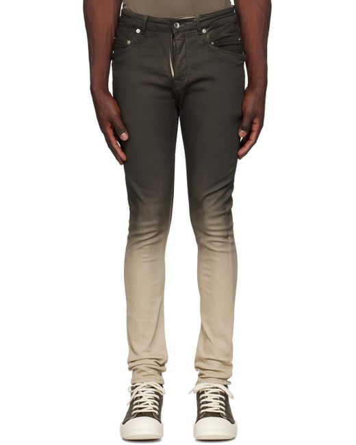 Rick Owens Drkshdw Black & Off-white Tyrone Jeans for men