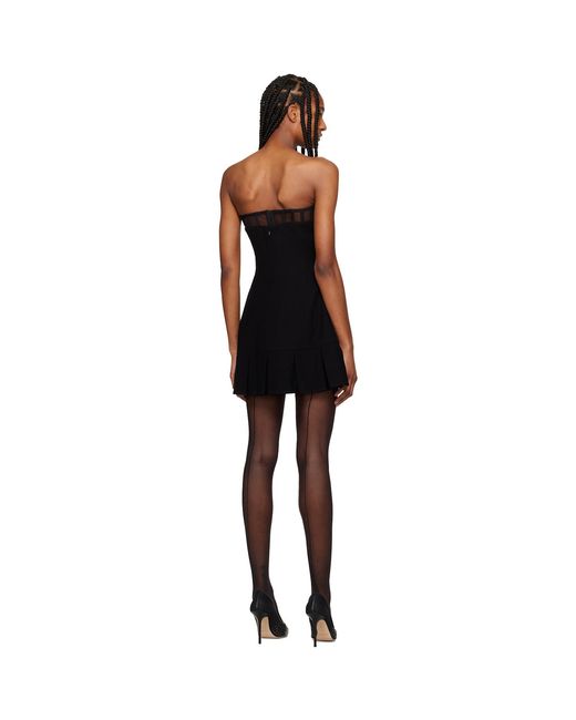 Monot Black Layered Minidress