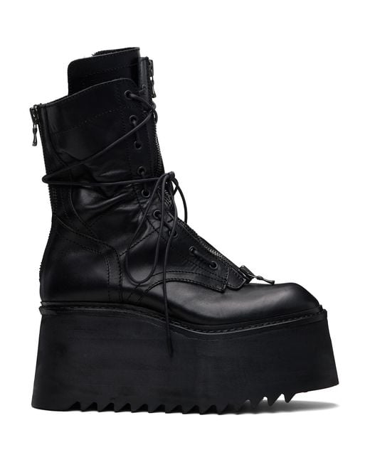 Julius Black Military Taros Boots for men