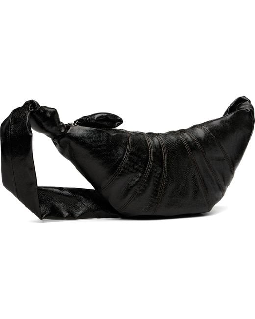 Lemaire Black Small Croissant Bag
