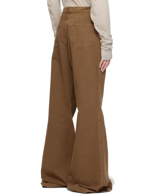 Rick Owens Brown Bolan Trousers for men