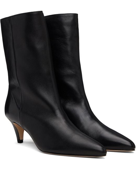 By Far Black Lysander Ankle Boots