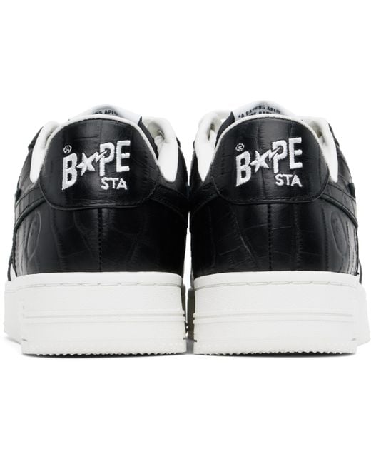 A Bathing Ape Black Sta #3 Sneakers