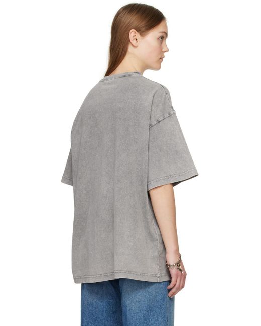 Acne Gray Faded T-shirt