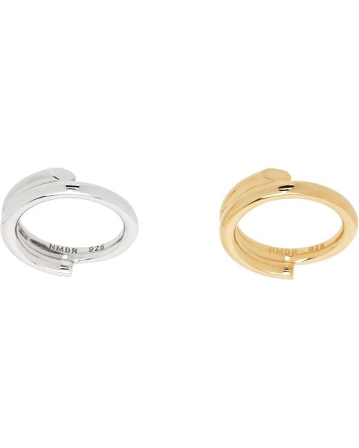 NUMBERING Black #8401 Rings