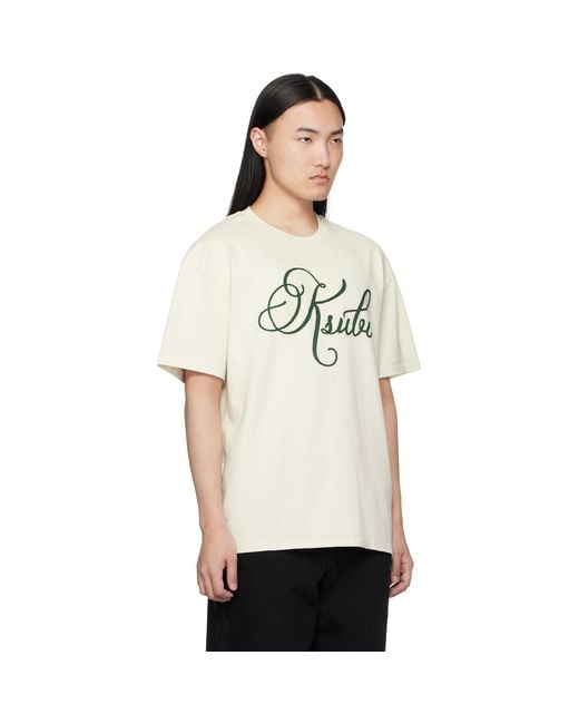 Ksubi Natural Off- Prestige Biggie S/S T-Shirt for men